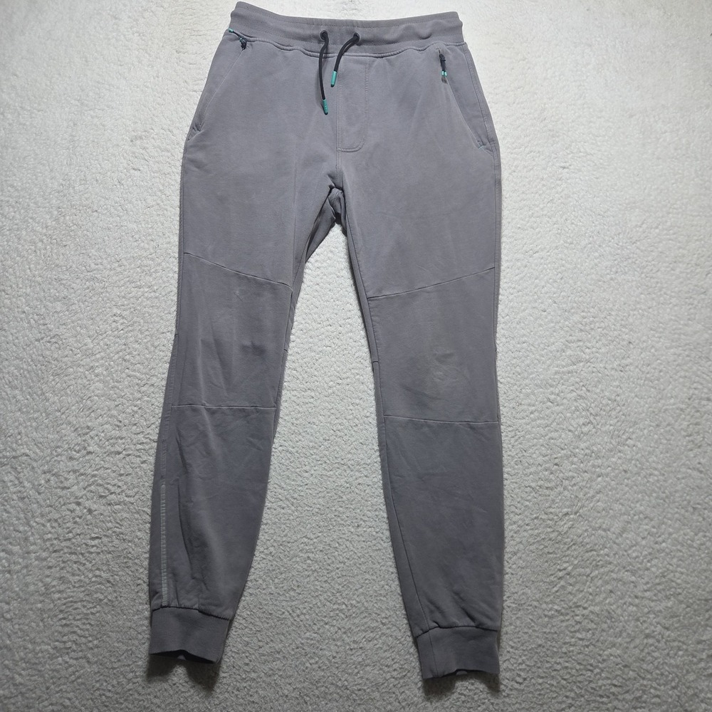 Myles Pants Joggers Mens Small Gray Stretch Athletic Performance Cotton Blend‎